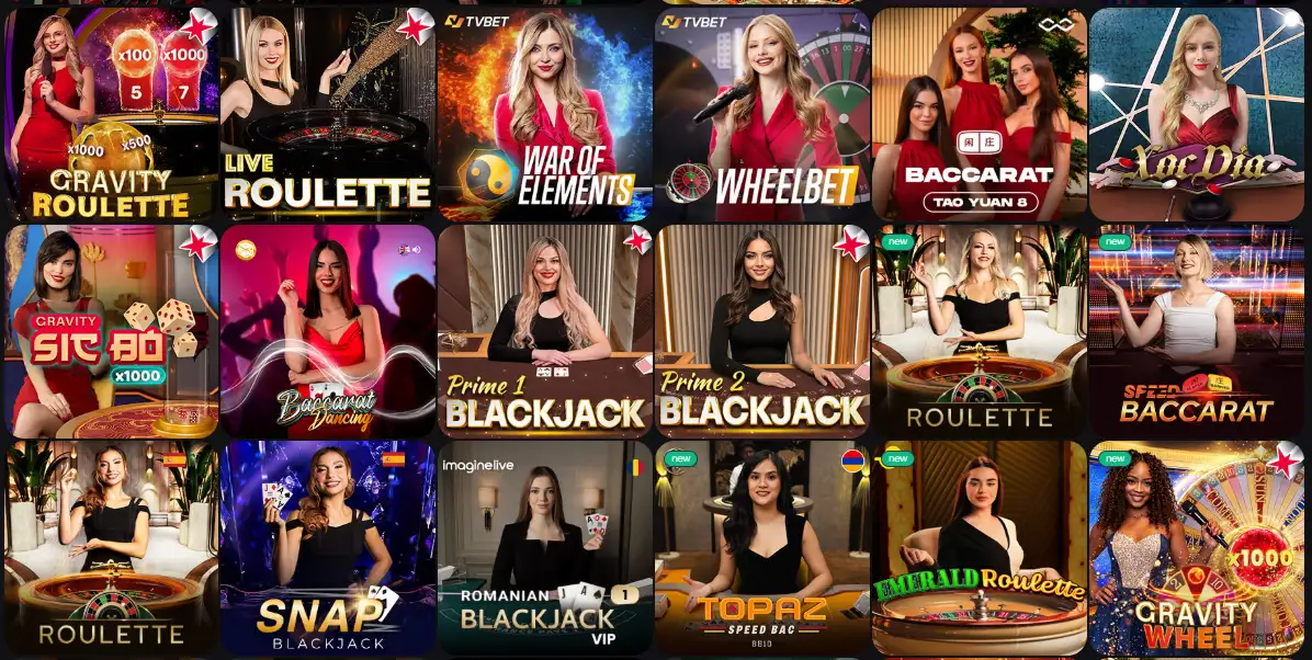 Real Money Live Roulette and Blackjack at Caswino